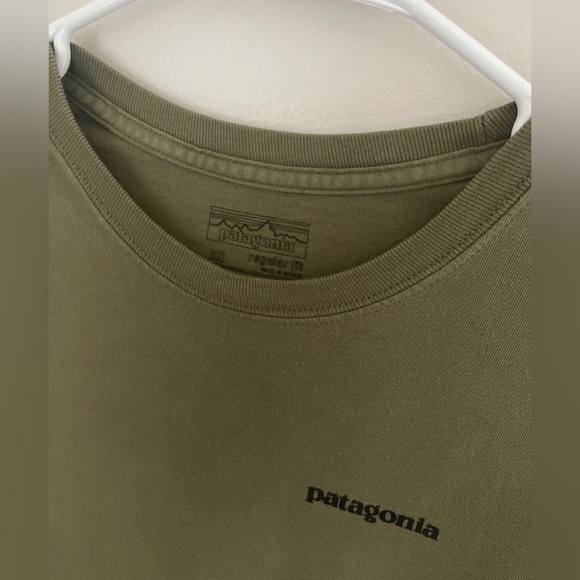 PATAGONIA Women’s Long Sleeve Logo Responsibili-TEE | Green | XS - Picture 4 of 4